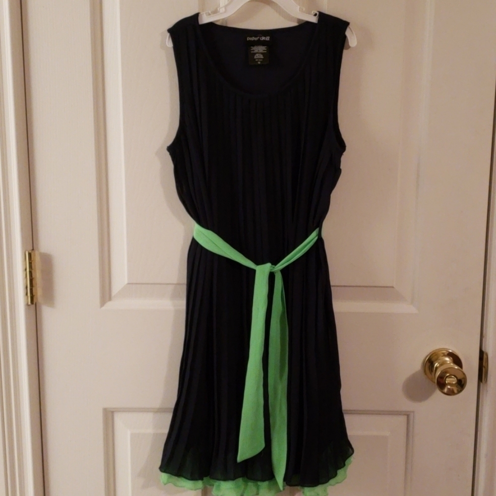 Paper Doll Navy Dress